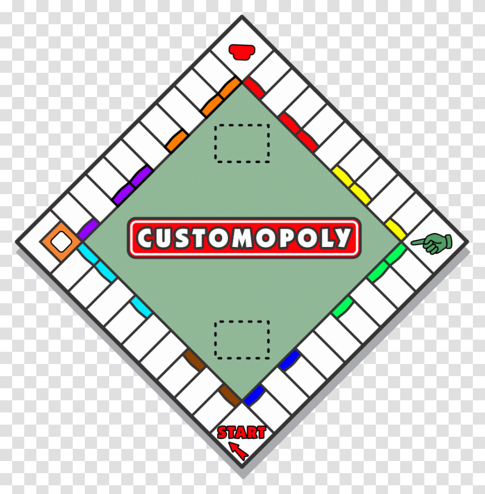 Custom Monopoly Game Manufacturer Custom Made Monopoly Game, Triangle, Plot, Plan, Diagram Transparent Png