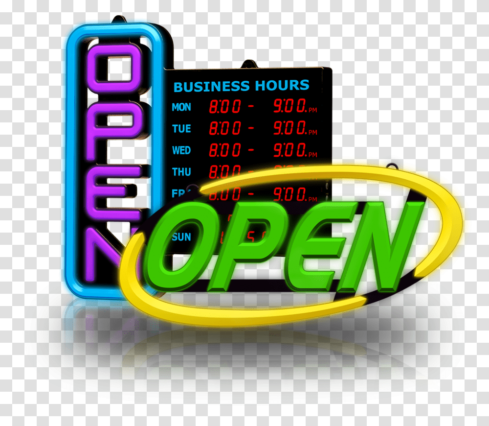 Custom Neon Signs Led Open Green Light Innovations Usa Green Light Innovations, Wheel, Machine Transparent Png