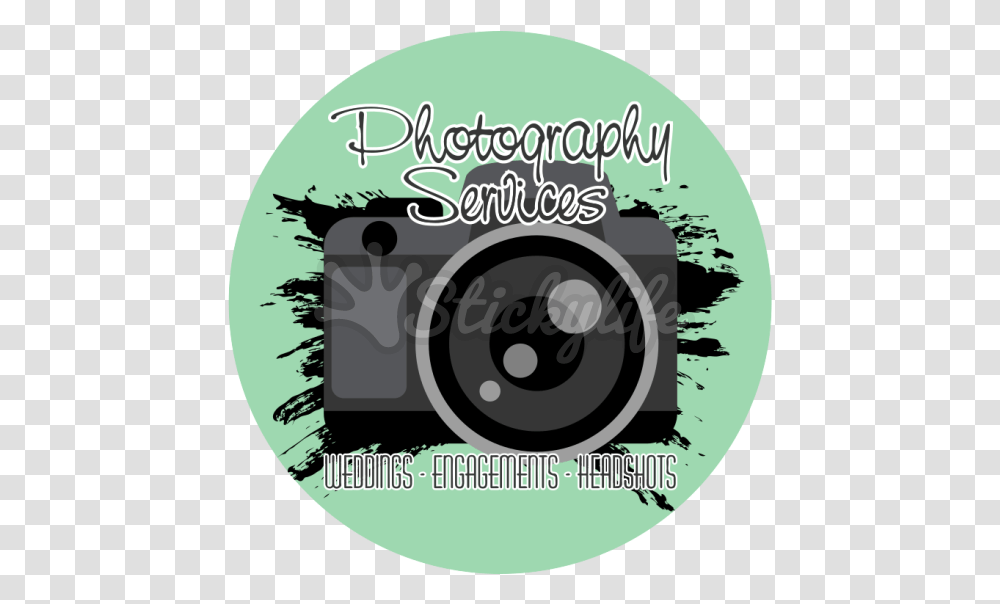 Custom Photography Circle Car Magnet Circle, Camera, Electronics, Digital Camera, Poster Transparent Png