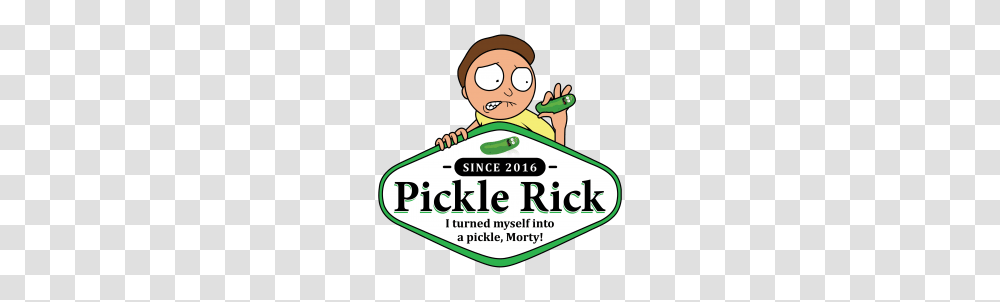 Custom Pickle Rick I Turned Myself Into A Pickle T Shirt, Vegetation, Plant, Label Transparent Png