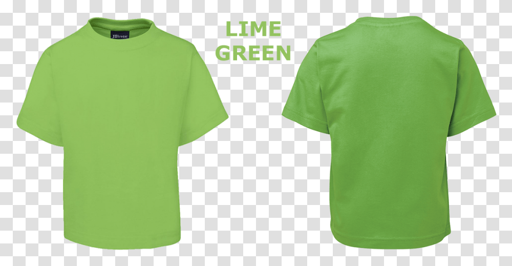 Custom Printed Kids T Shirts Lime Green Sky Blue Shirt, Apparel, T-Shirt, Person Transparent Png