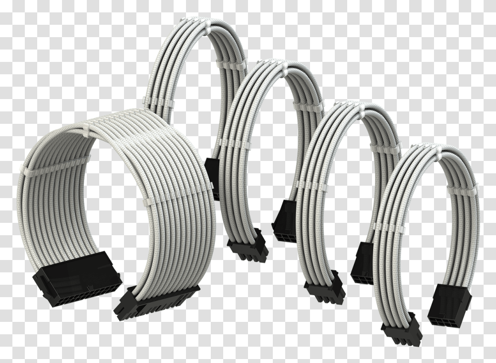 Custom Psu Cables White, Tool, Coil, Spiral, Clamp Transparent Png