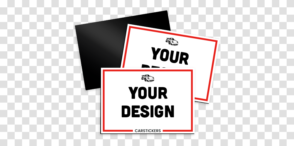 Custom Rectangle Shaped Car Magnets For Horizontal, Text, Symbol, Label, Advertisement Transparent Png