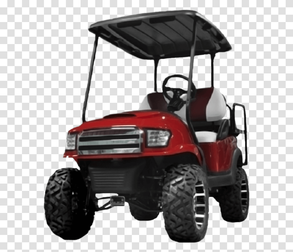 Custom Red Alpha Body By Brazos Valley Golf Cars Club Car Alpha Body, Lawn Mower, Tool, Vehicle, Transportation Transparent Png