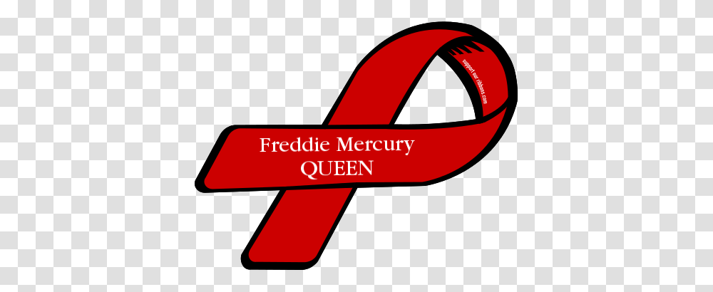 Custom Ribbon Freddie Mercury Queen, Logo, Trademark Transparent Png