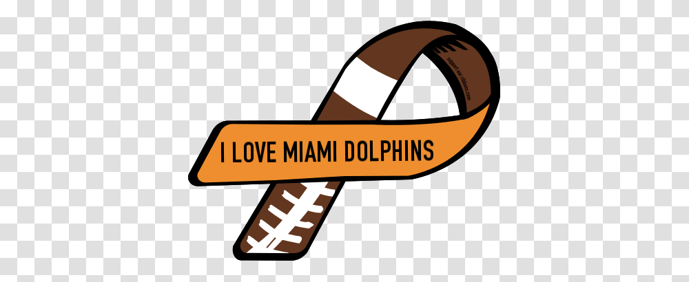 Custom Ribbon I Love Miami Dolphins, Tape, Meal, Food Transparent Png