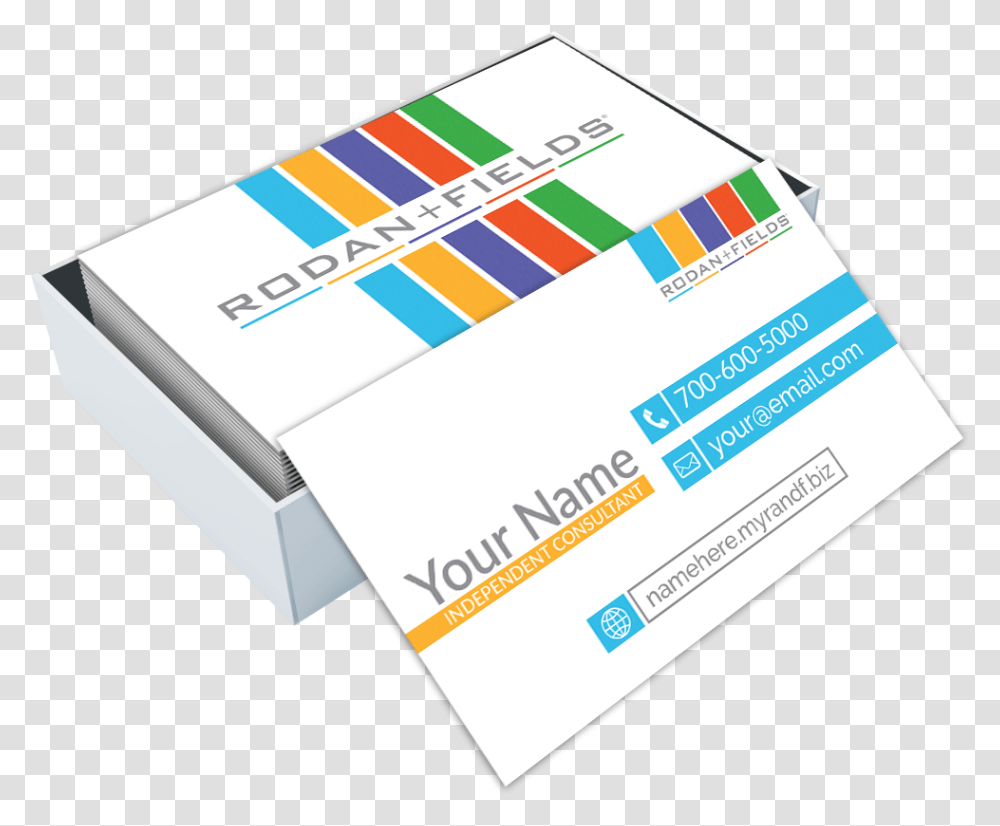 Custom Rodan Fields Business Card Design Graphic Design, Paper Transparent Png