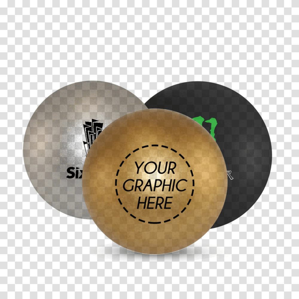 Custom Silver Gold Or Black Ping Pong Ball Custom Ping Circle, Sphere, Frisbee, Toy Transparent Png