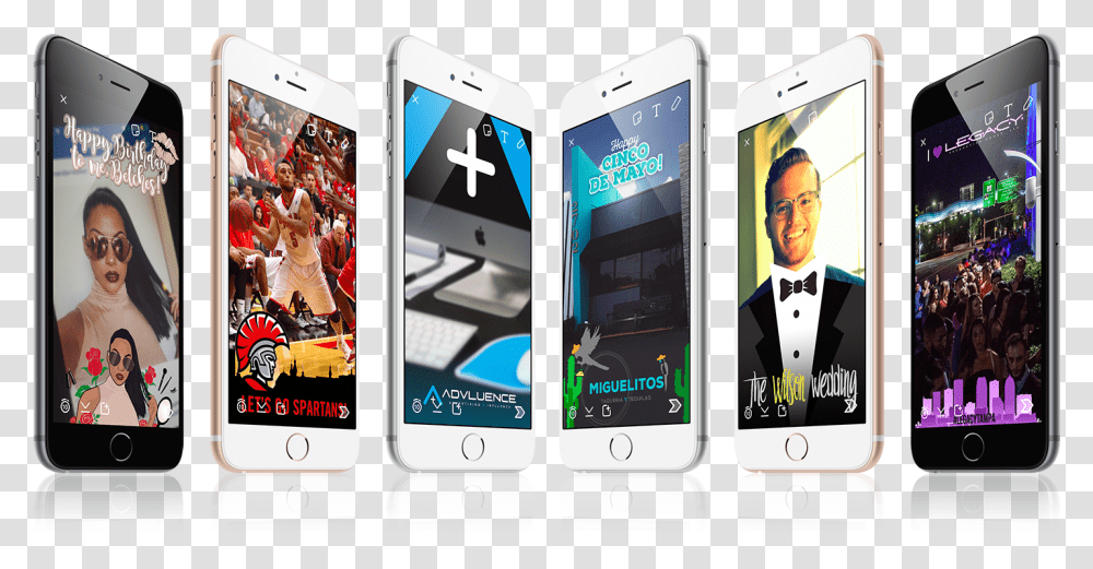 Custom Snapchat Geofilters Iphone, Mobile Phone, Electronics, Cell Phone, Person Transparent Png