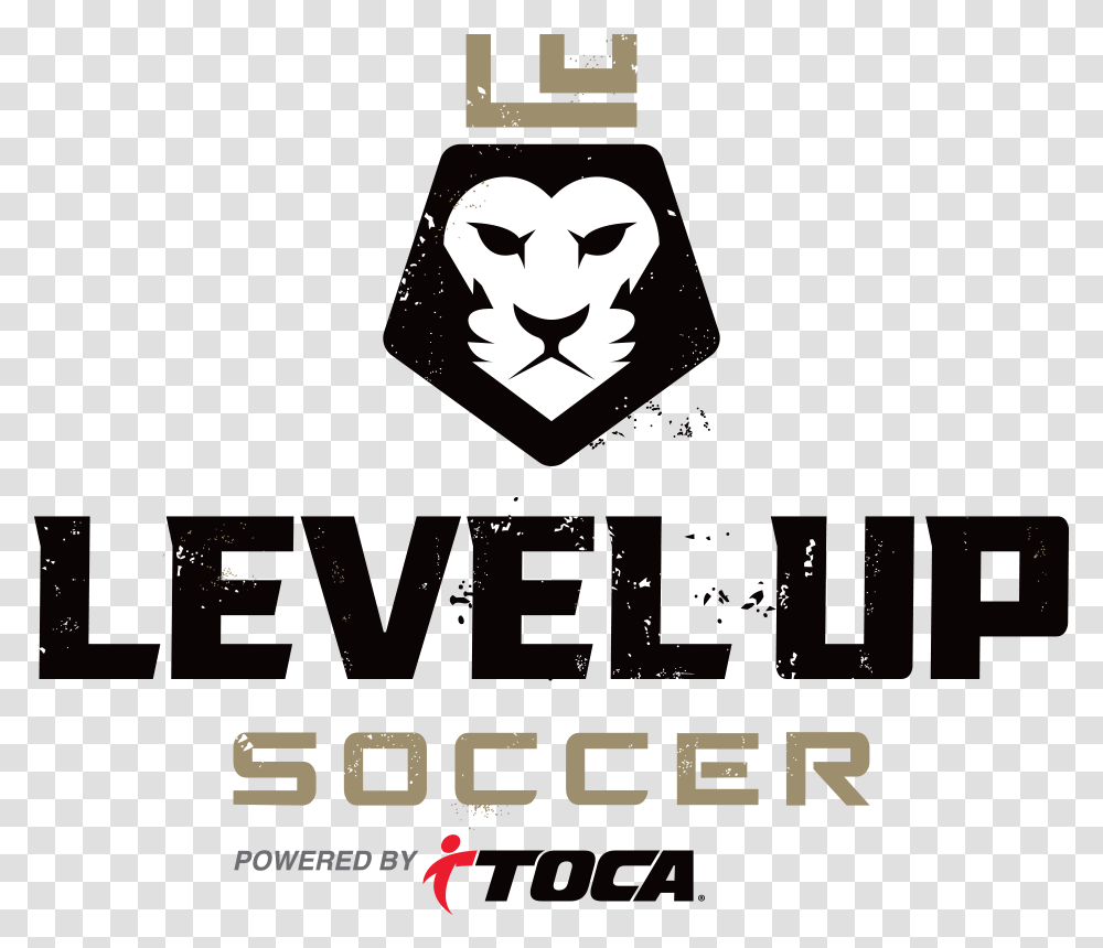 Custom Soccer Logo For Level Up Soccer Soccer Training Custom Logo Designs Sports, Paper, Poster Transparent Png