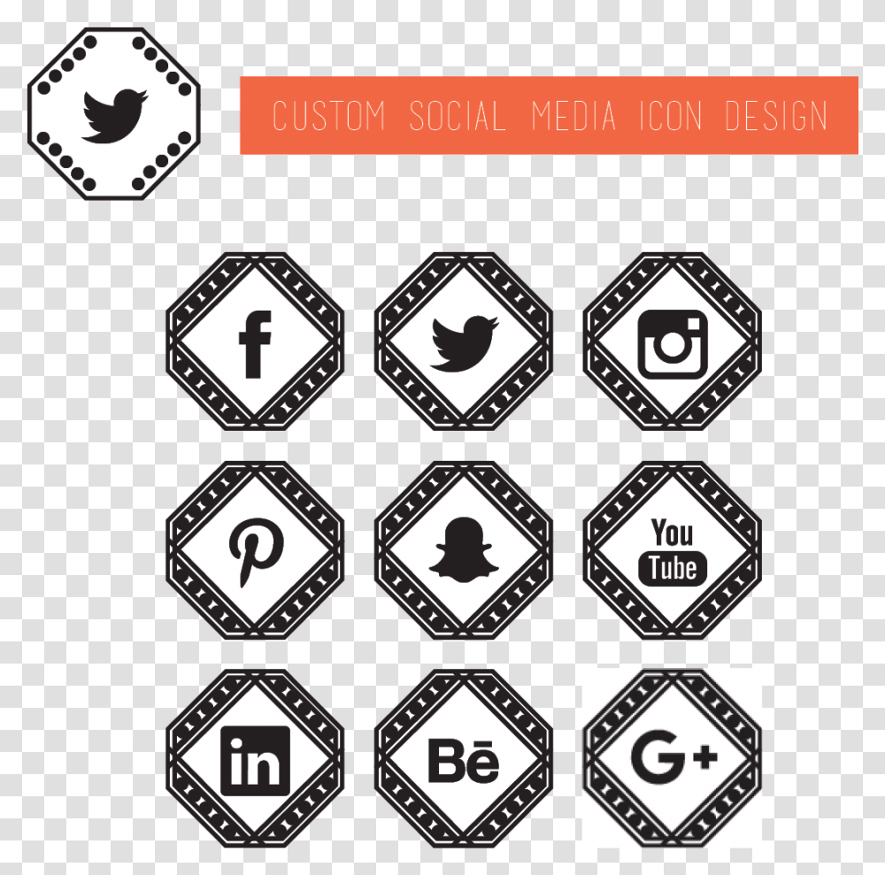 Custom Social Media Icons Download Sign, Wristwatch, Road Sign, Clock Tower Transparent Png