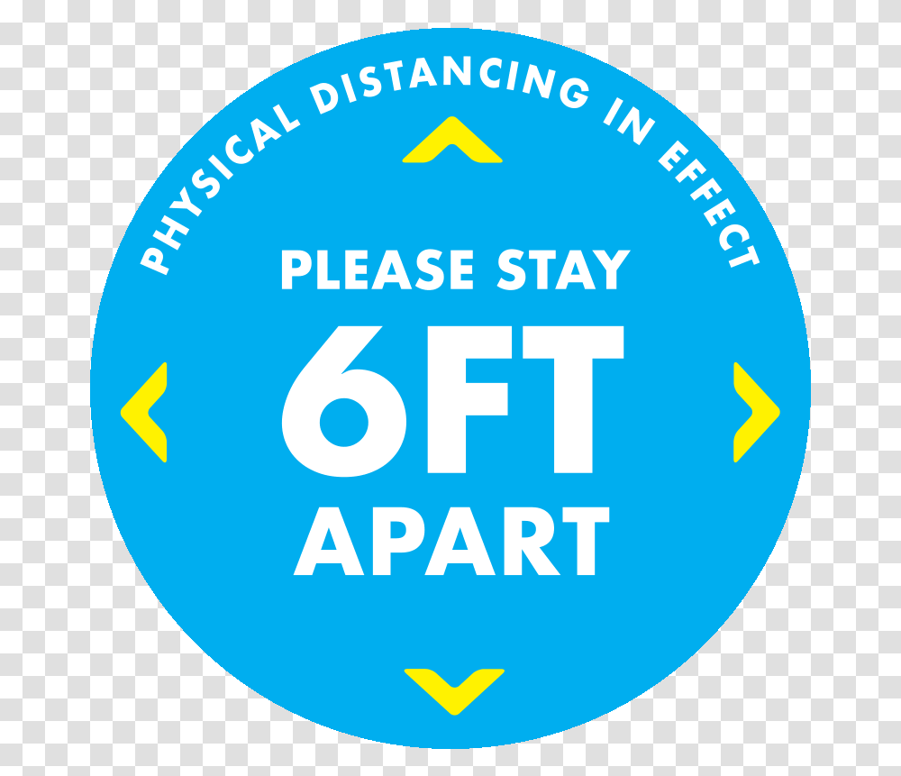 Custom Stickers Social Distance 6ft, Text, First Aid, Advertisement, Poster Transparent Png