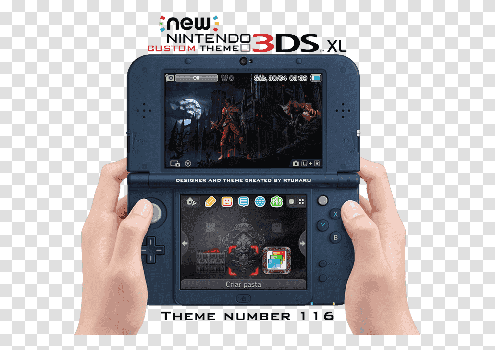Custom Theme Thread New 3ds, Mobile Phone, Electronics, Cell Phone, Person Transparent Png