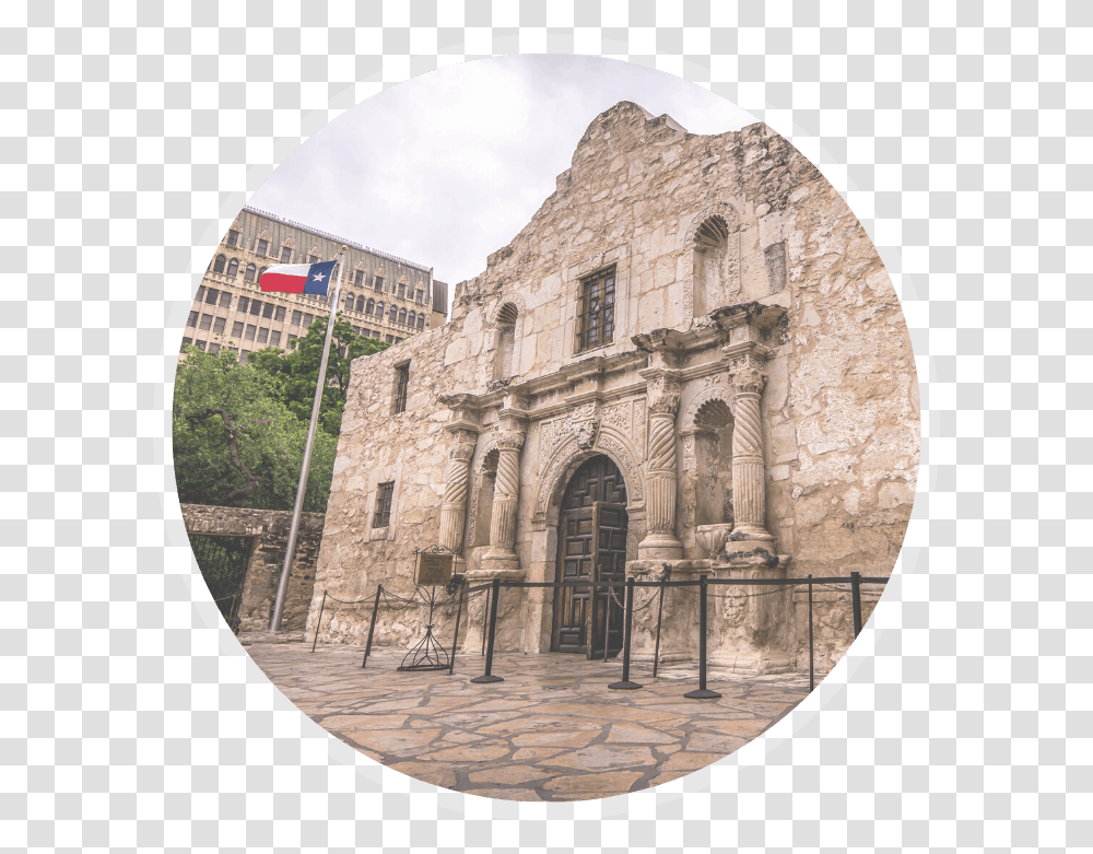 Custom Timeline The Alamo, Building, Architecture, Monastery, City Transparent Png