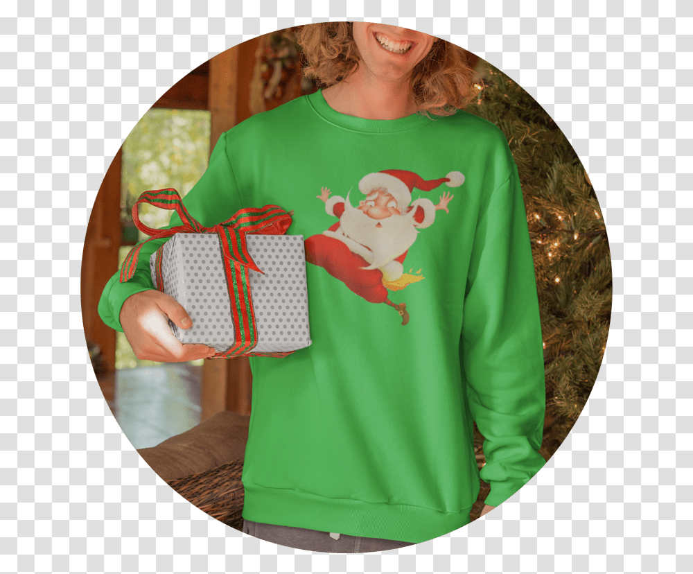 Custom Ugly Christmas Sweater From Christmas Jumper, Clothing, Apparel, Person, Human Transparent Png