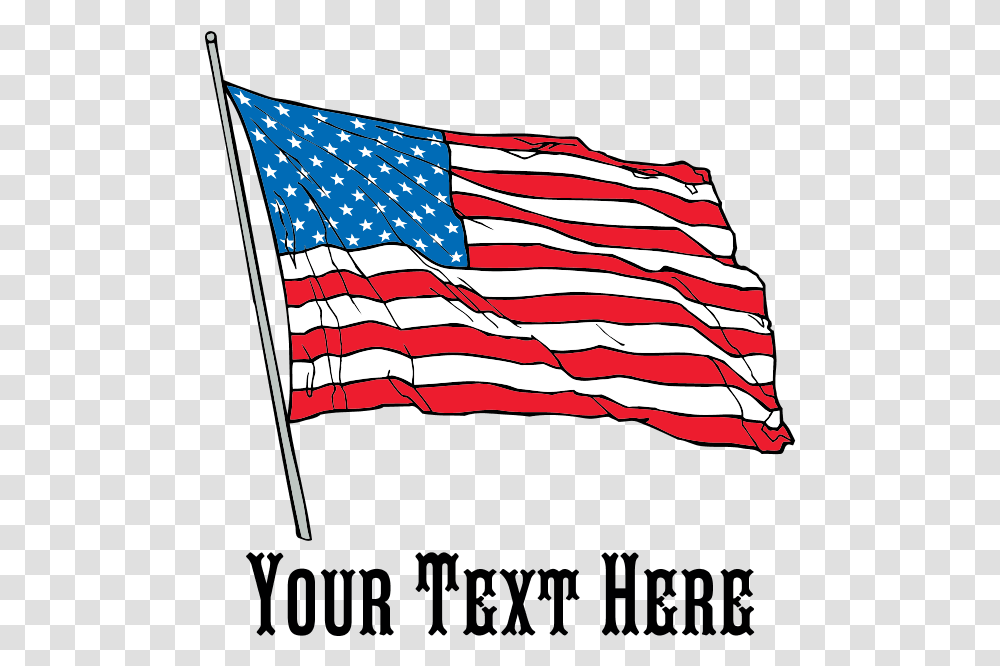 Custom Us Flag Design Banner Flag Of The United States, American Flag Transparent Png