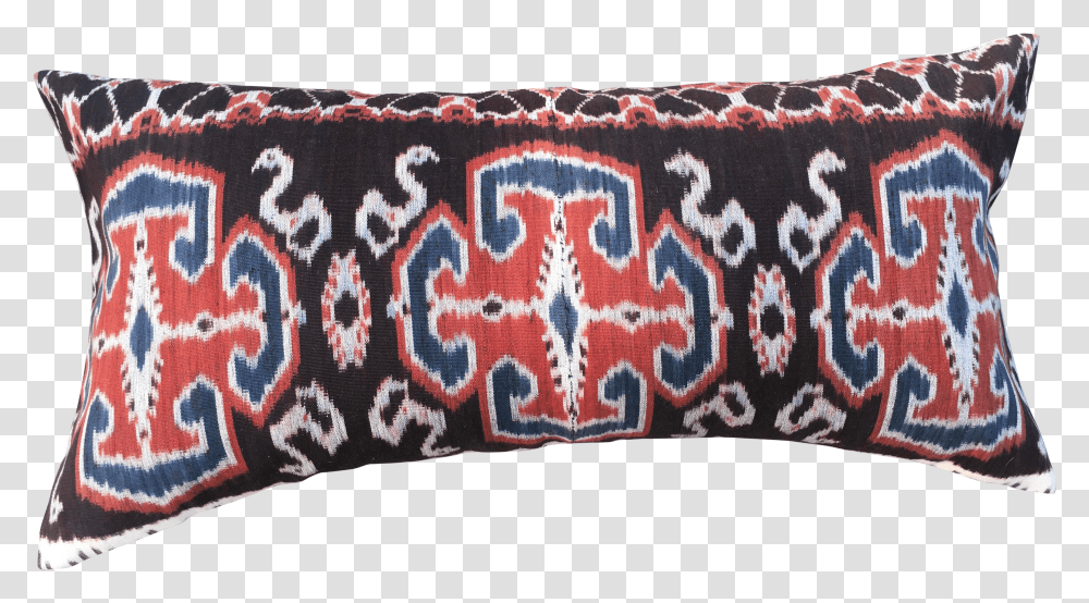 Custom Vintage Ikat Body Pillow Decorative Transparent Png