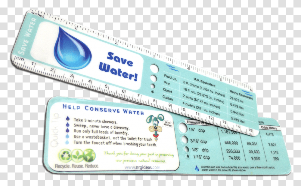 Custom Water Ruler Learning Tool With Saving Tips Drip Gauge Nutrition Facts Label, Text, Paper, Plot, Diagram Transparent Png