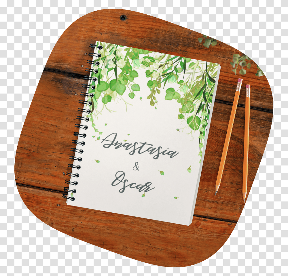 Custom Wedding Notebook Plank, Handwriting, Diary, Page Transparent Png