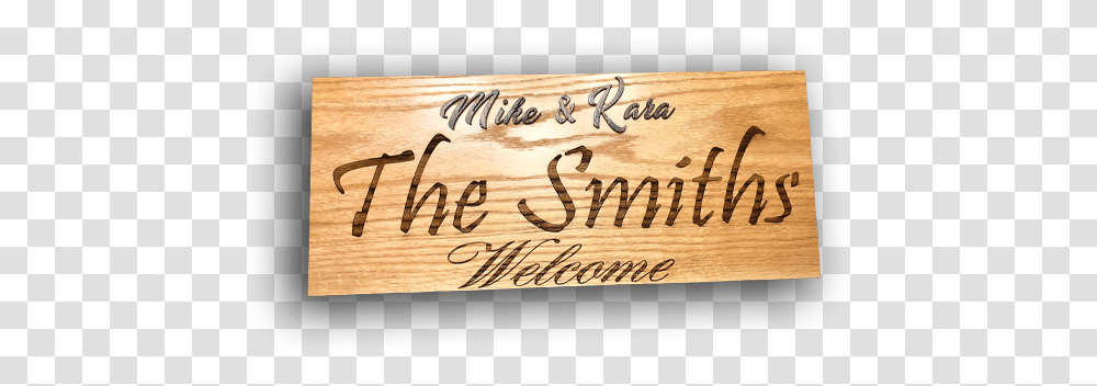 Custom Wood Plaquessigns Plywood, Handwriting, Calligraphy, Signature Transparent Png