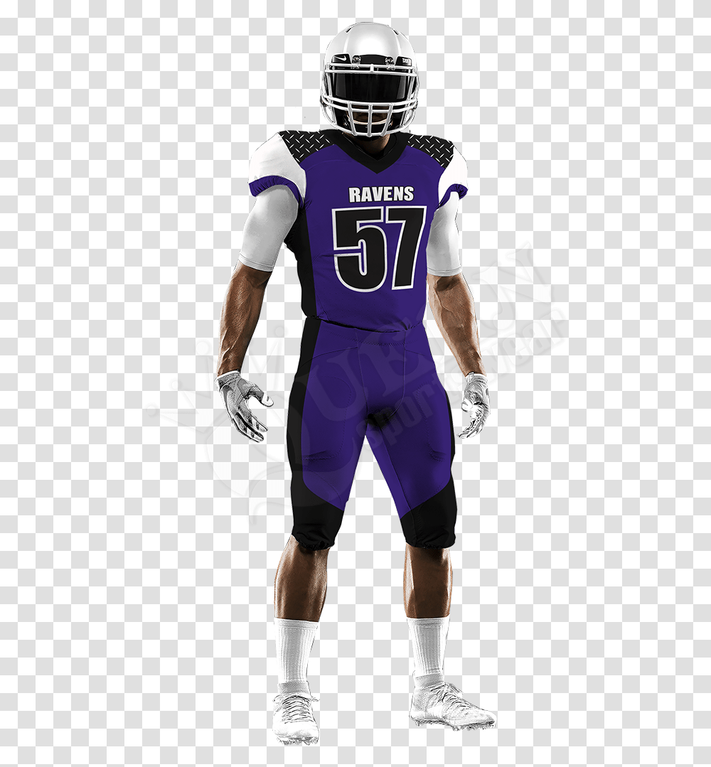 Custom Youth Football Uniforms, Helmet, Person, People Transparent Png