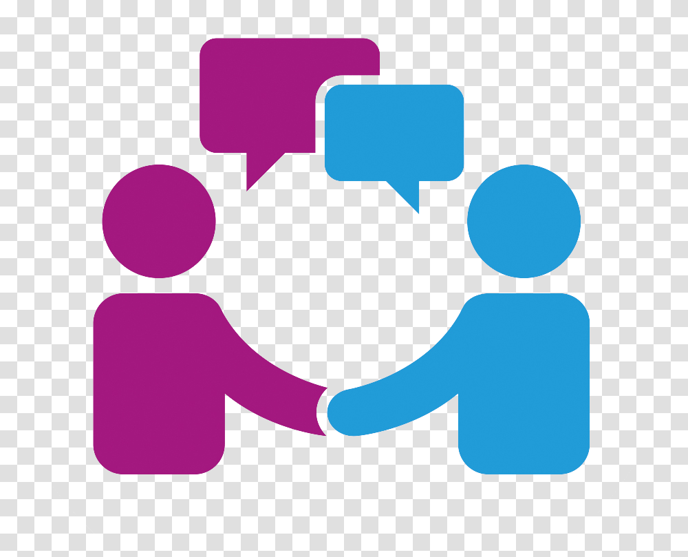 Customer Relationship Management Icon Two People Talking Icon, Hand, Crowd, Audience Transparent Png