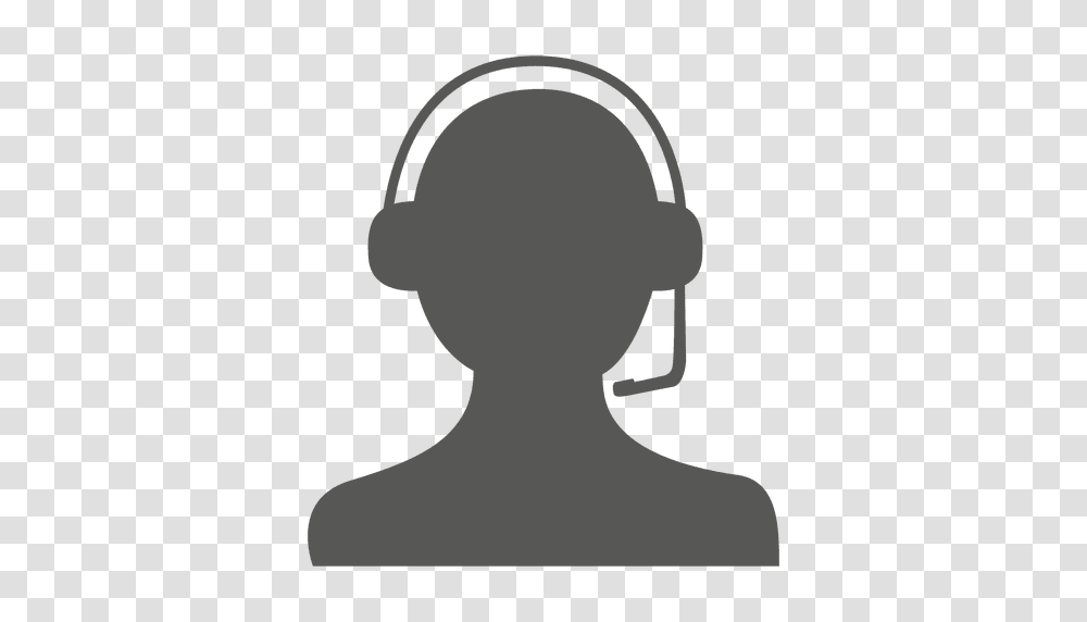 Customer Service Agent, Silhouette, Back, Neck, Head Transparent Png