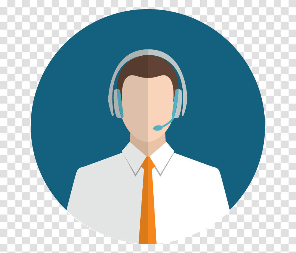 Customer Service Icon Customer Service Flat Icon, Tie, Accessories, Accessory, Necktie Transparent Png