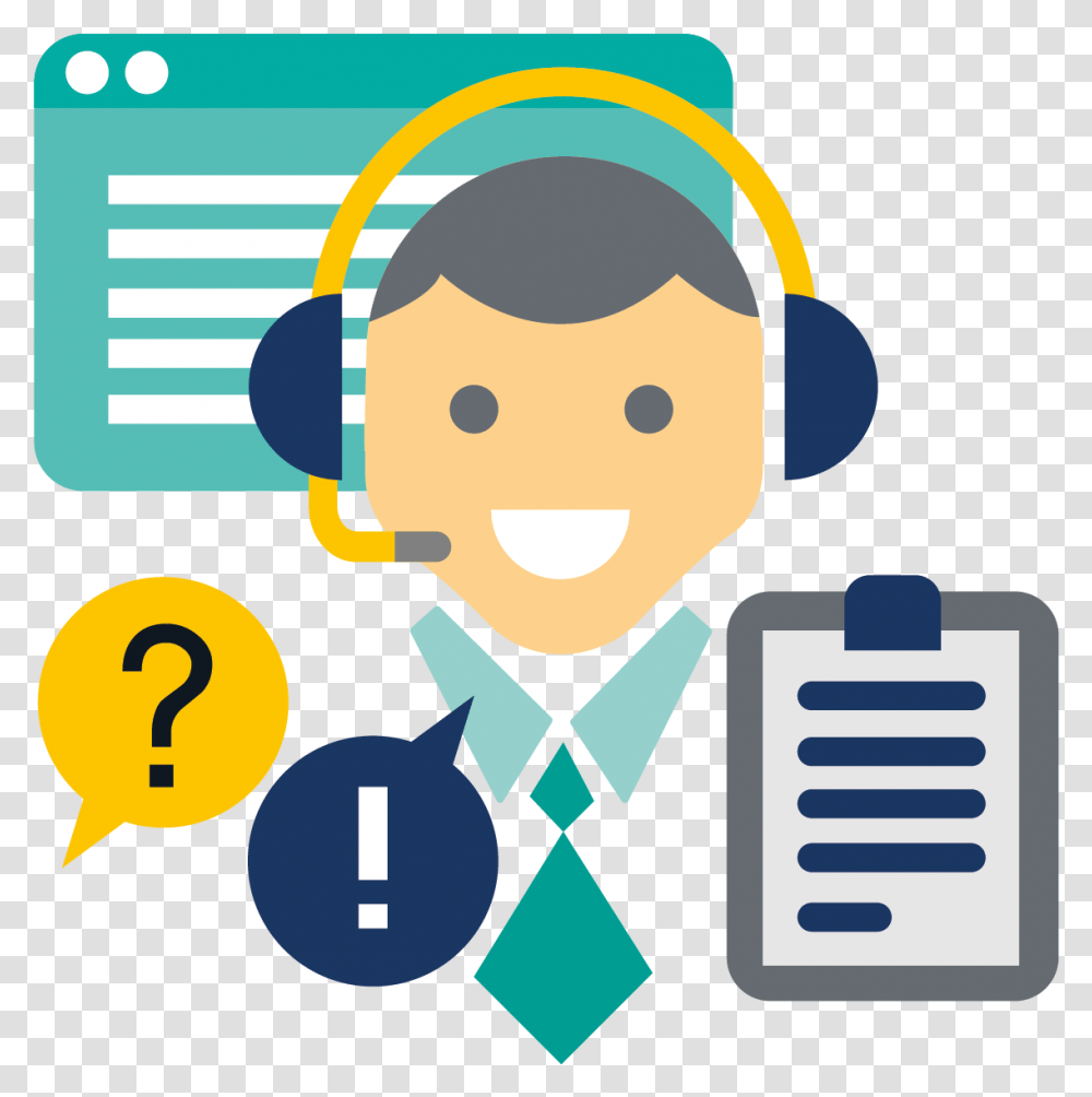 Customer Service Icon, Label, Paper Transparent Png