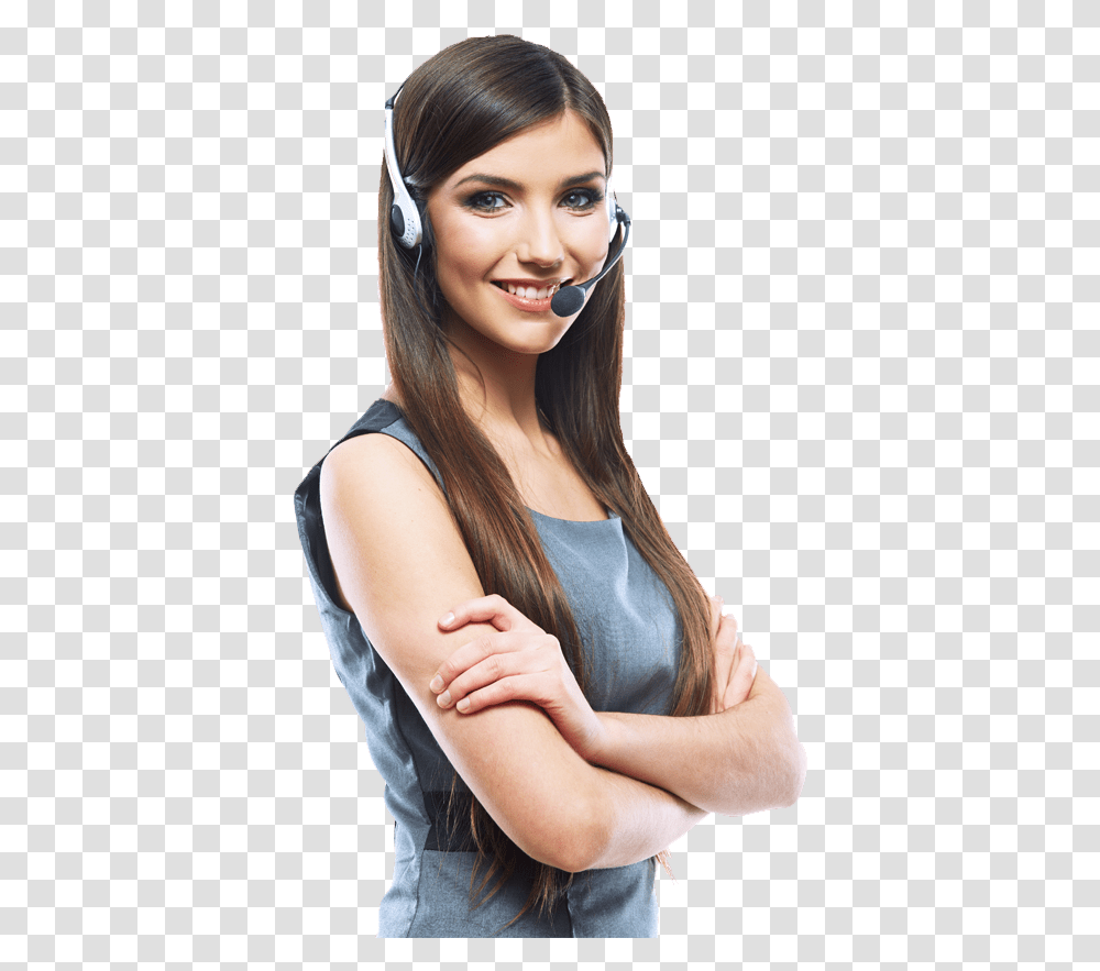 Customer Service Woman, Person, Face, Female Transparent Png