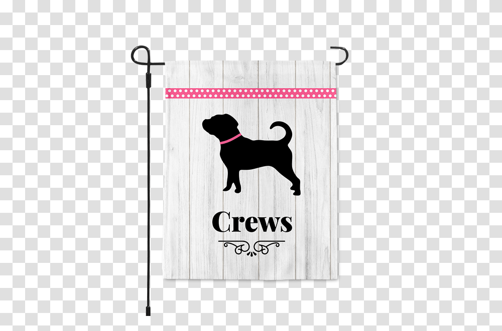 Customizable Puggle Dog Garden Flag Puggle Silhouette, Pet, Canine, Animal, Mammal Transparent Png