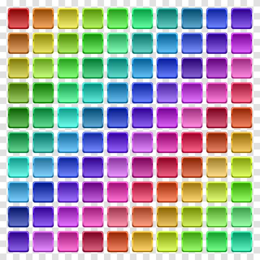 Customize Me Clip Arts Square Color Icons, Computer Keyboard, Computer Hardware, Electronics, Pattern Transparent Png