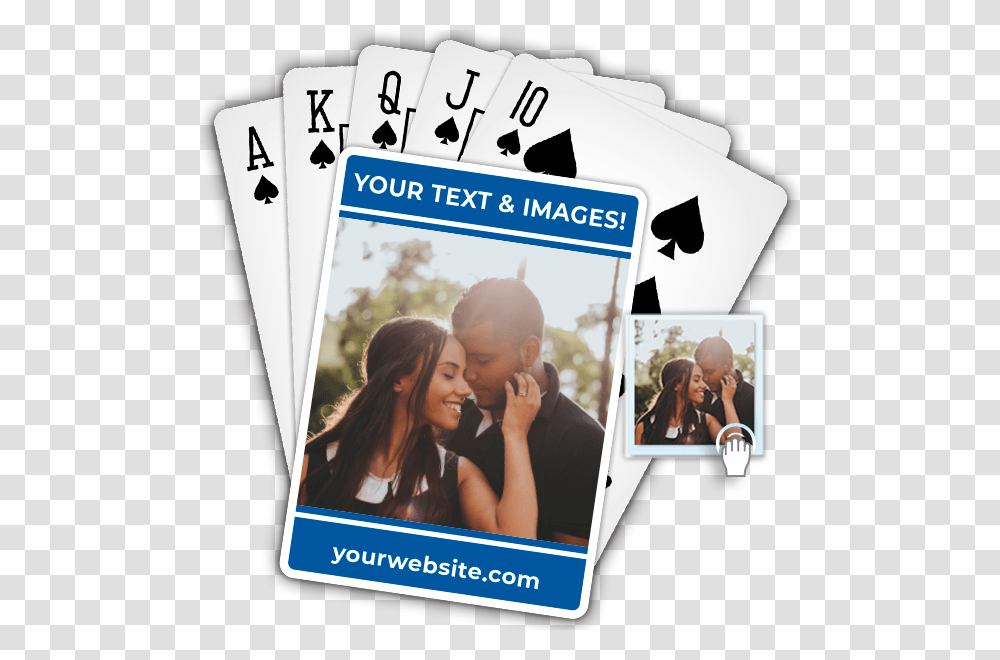 Customized Deck Of Cards Wedding, Person, Human, Advertisement Transparent Png