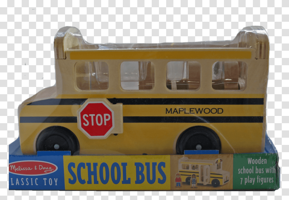 Customized Maplewood School Bus Melissa Amp Doug Stop Sign, Vehicle, Transportation, Tire, Spoke Transparent Png