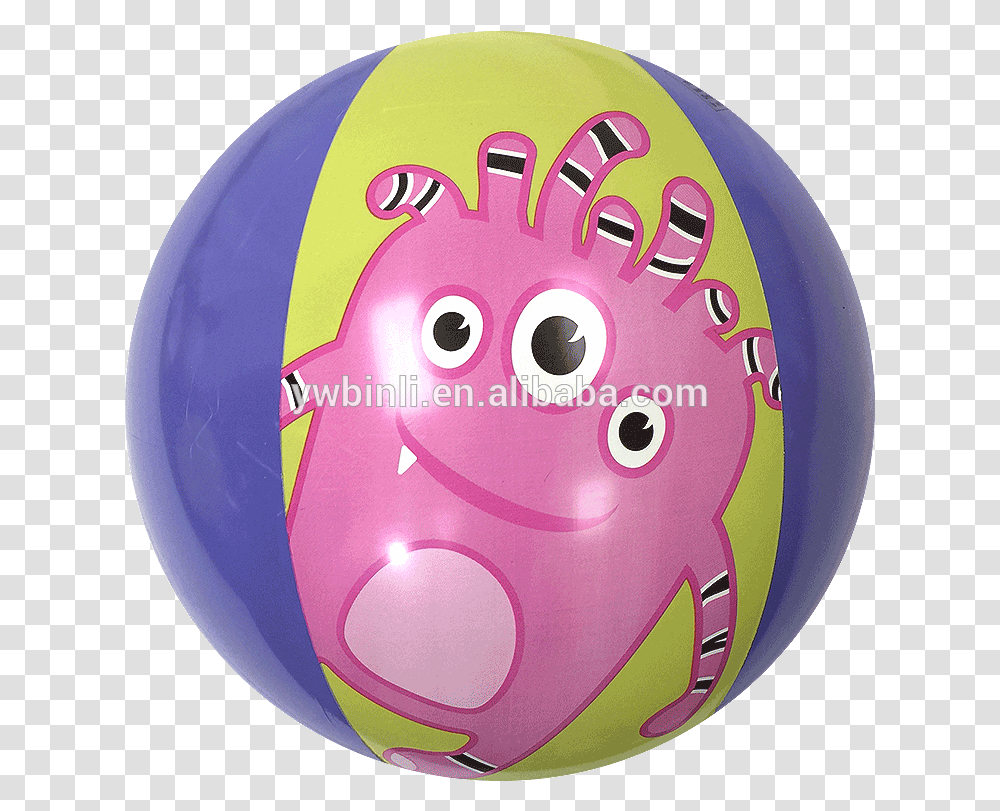 Customized Monster Cartoon Printing Beach Ball Inflatable Cartoon, Sphere, Soccer Ball, Football, Team Sport Transparent Png