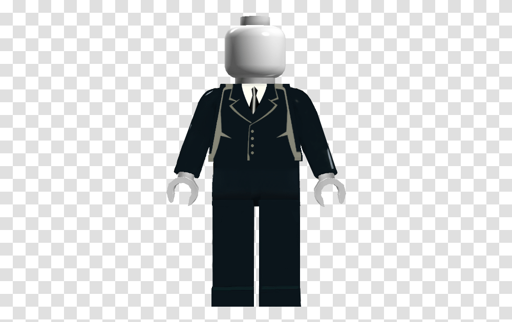 Customslenderman Brickipedia Fandom Standing, Clothing, Person, Sleeve, Coat Transparent Png