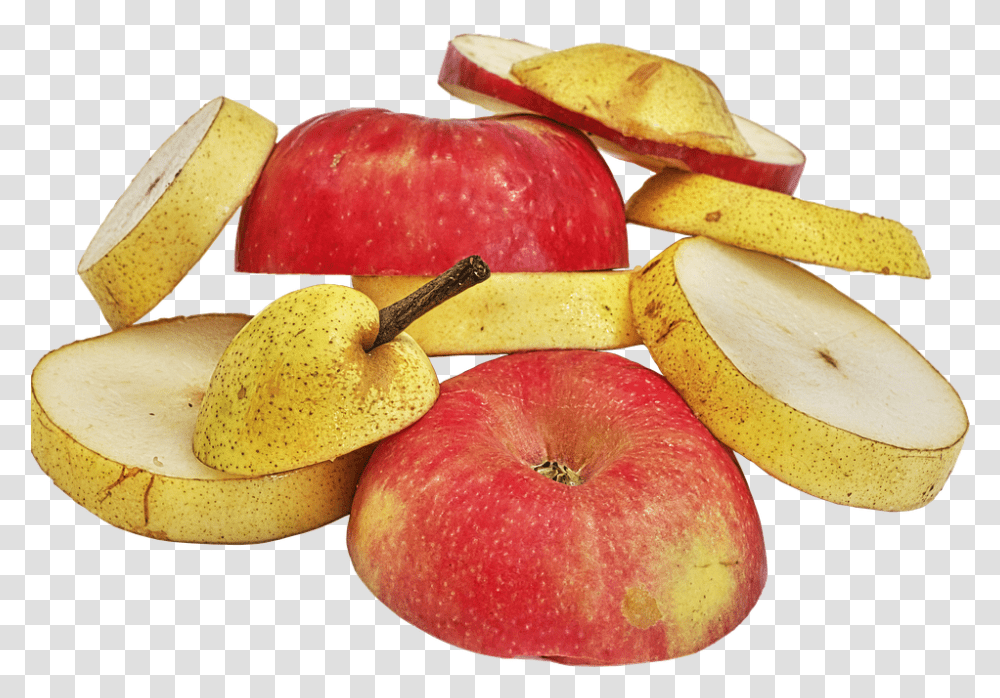 Cut Apple Applepng Images Pluspng Apple Cut, Fruit, Plant, Food, Banana Transparent Png