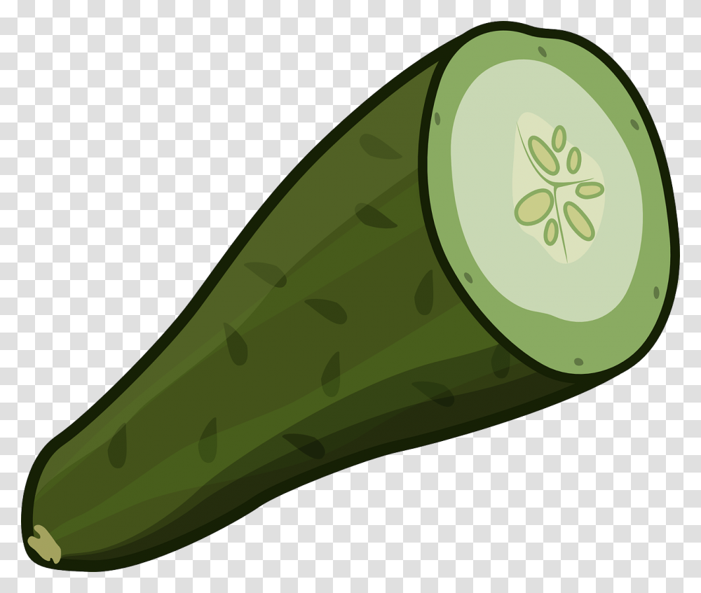 Cut Cucumber Cut Cucumber Clipart, Plant, Food, Vegetable, Fruit Transparent Png