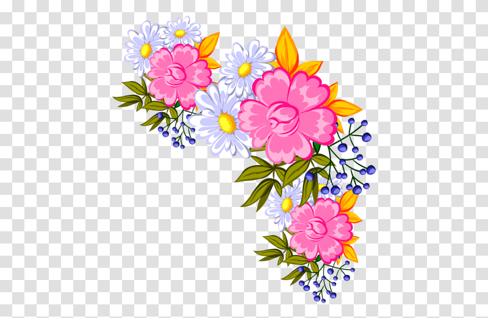 Cut Flowers Wild Flower Download 575636 Free Border Design For Ipcrf, Graphics, Art, Floral Design, Pattern Transparent Png