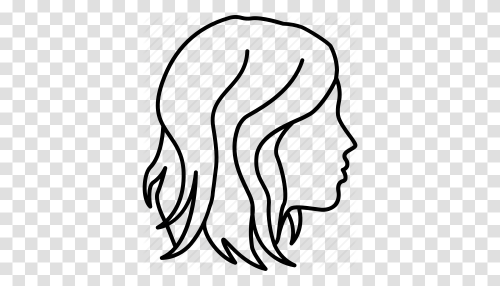 Cut Girl Hair Lob Sally Shag Shaggy Icon, Pattern, Tie, Accessories Transparent Png