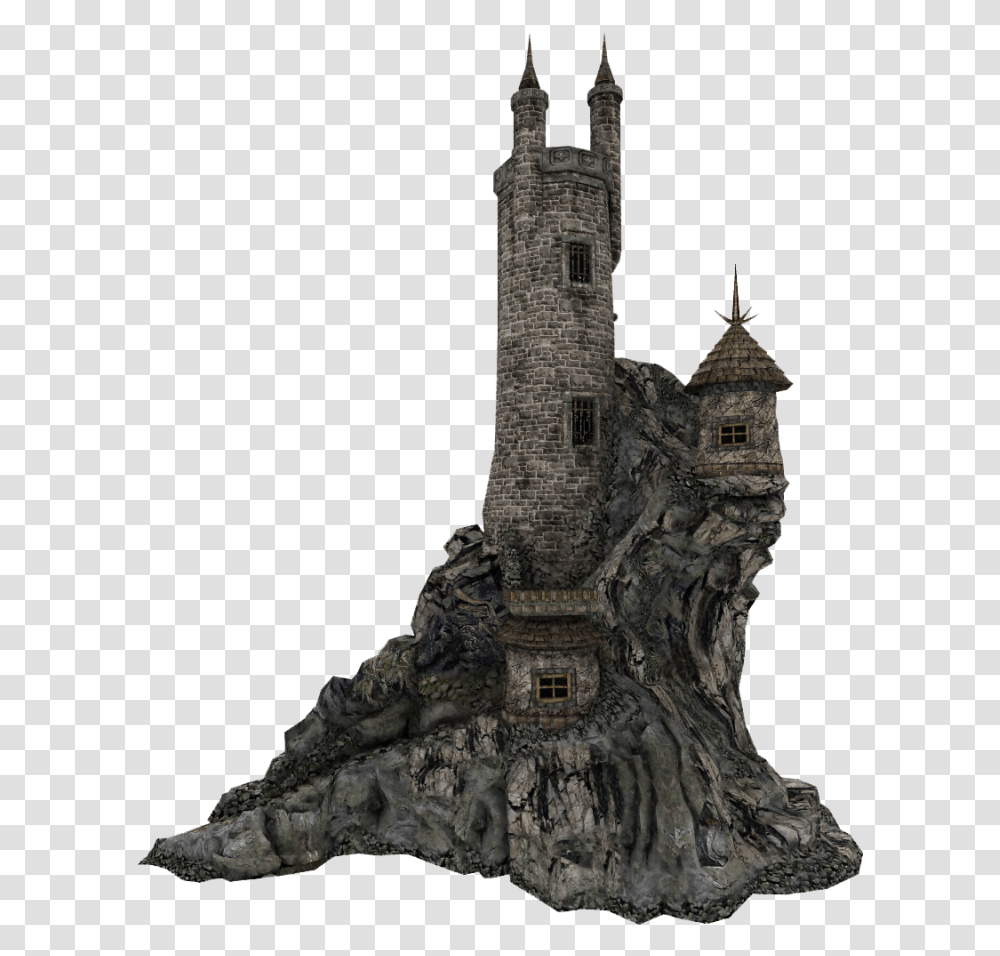 Cut Out Castle Image Wizard Tower, Architecture, Building, Spire, Bell Tower Transparent Png