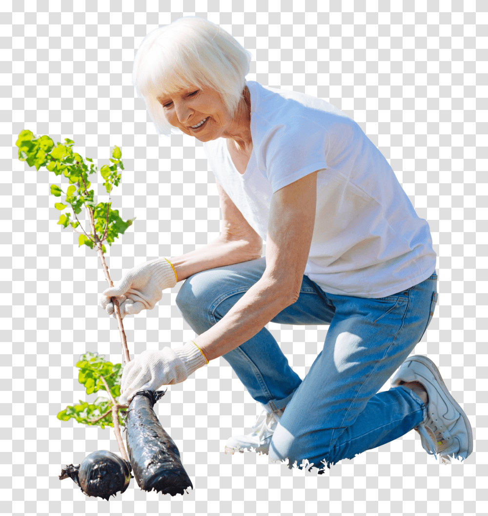 Cut Out People Garden, Outdoors, Person, Human, Gardener Transparent Png