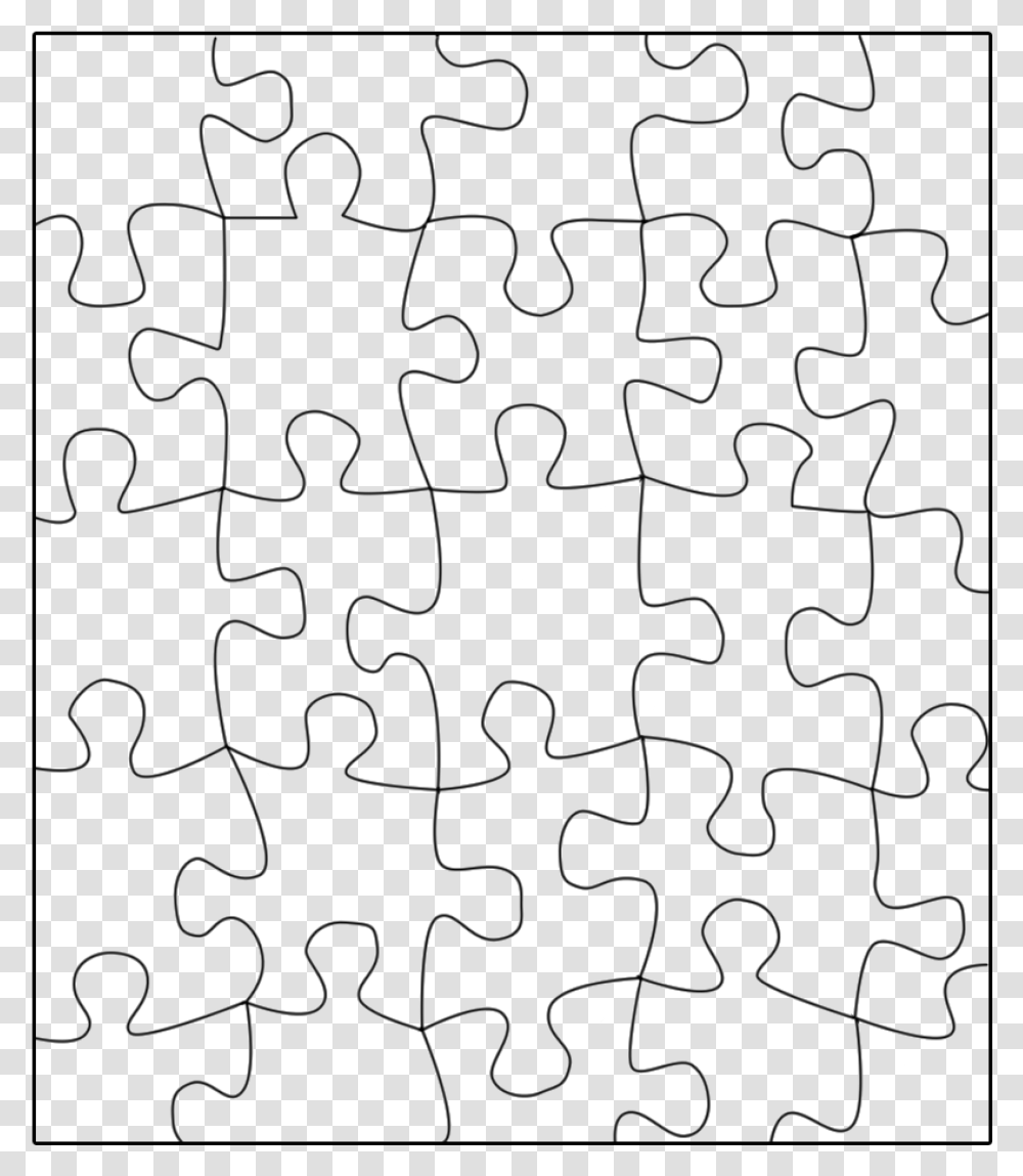 Cut Out Puzzle Template, Handwriting, Alphabet, Number Transparent Png