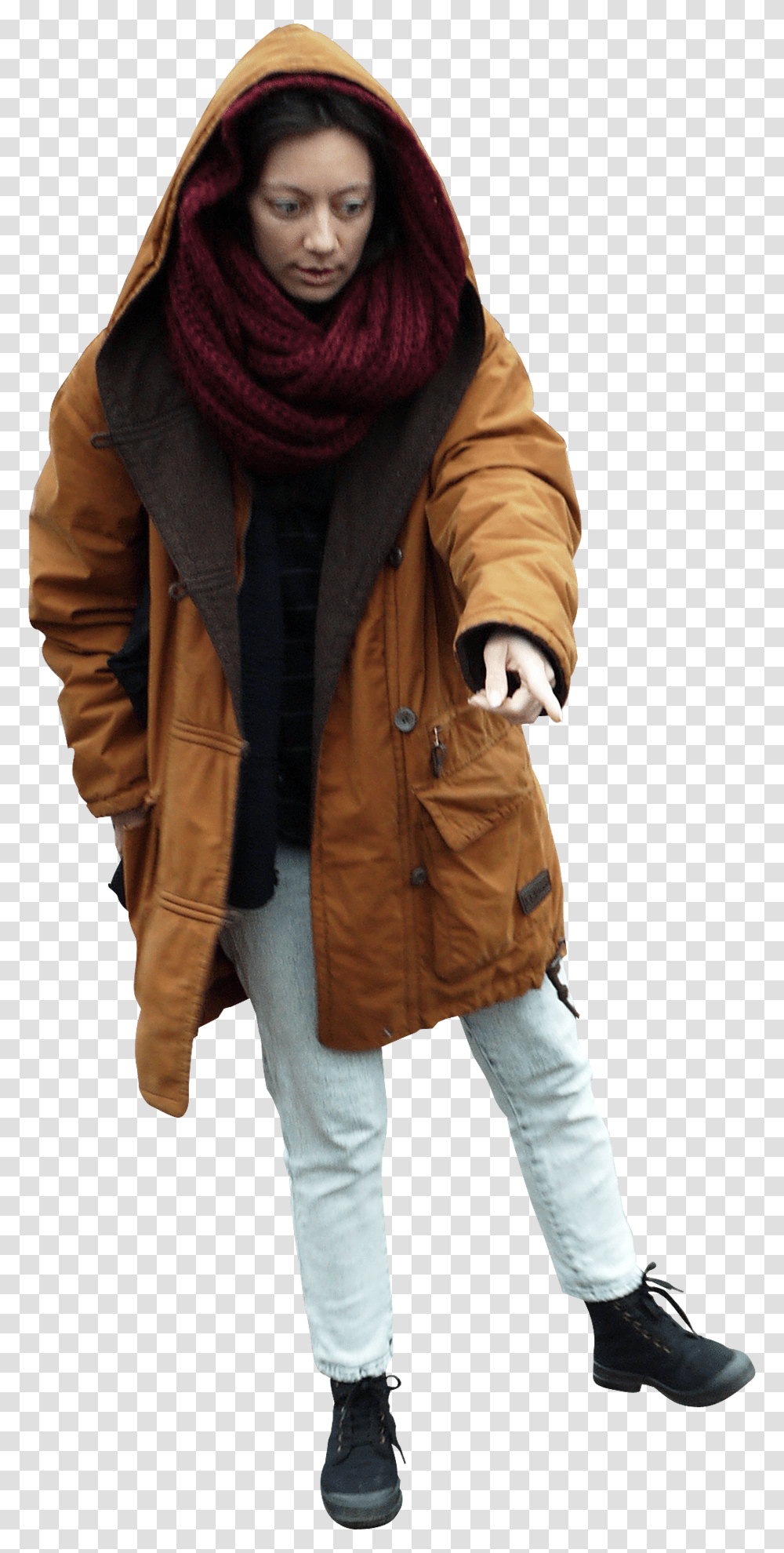 Cut Out Winter People, Apparel, Coat, Person Transparent Png