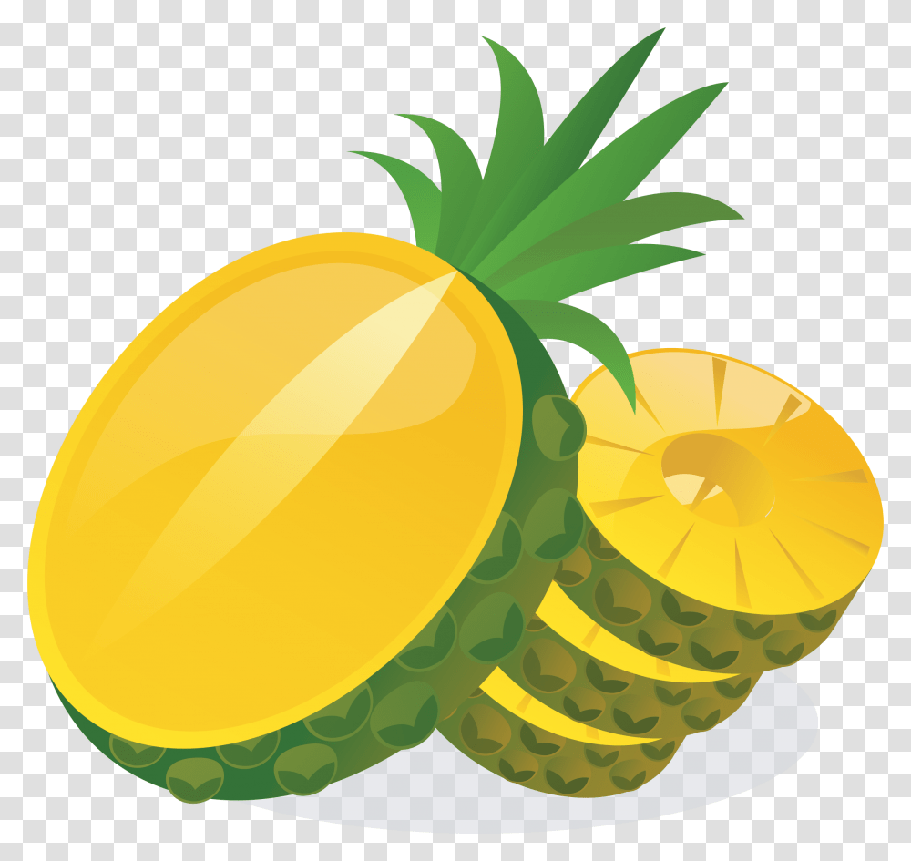 Cut Pineapple Clipart, Plant, Fruit, Food Transparent Png