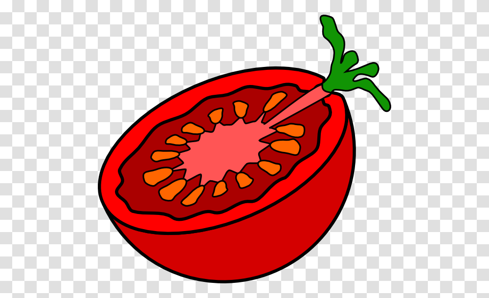 Cut Tomato Clip Art, Plant, Food, Vegetable, Produce Transparent Png