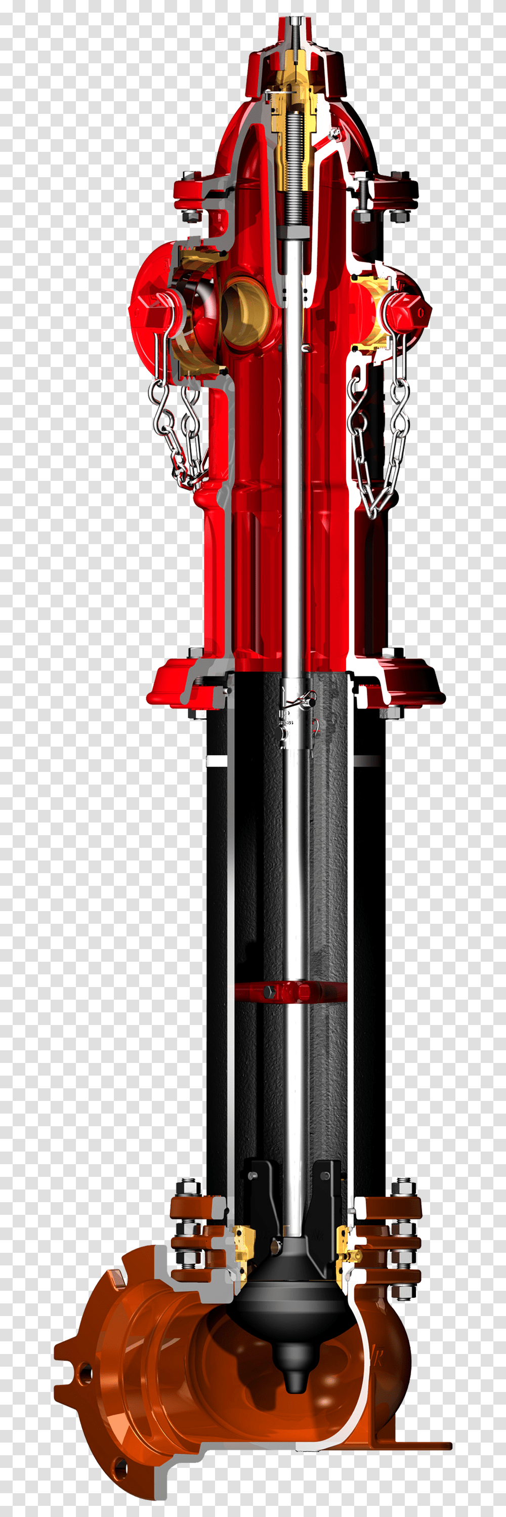 Cutaway Of A Dry Hydrant, Musical Instrument, Handrail, Banister, Chime Transparent Png