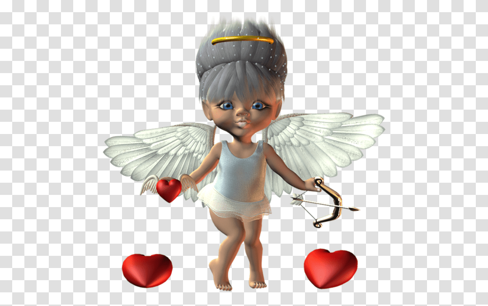 Cute 3d Cupid Picture Valentines Day Cupid Art, Doll, Toy, Angel, Archangel Transparent Png