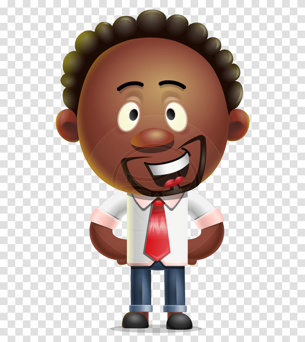 Cute African American Man Cartoon 3d Vector Character African American Man Cartoon, Toy, Head, Plant, Figurine Transparent Png