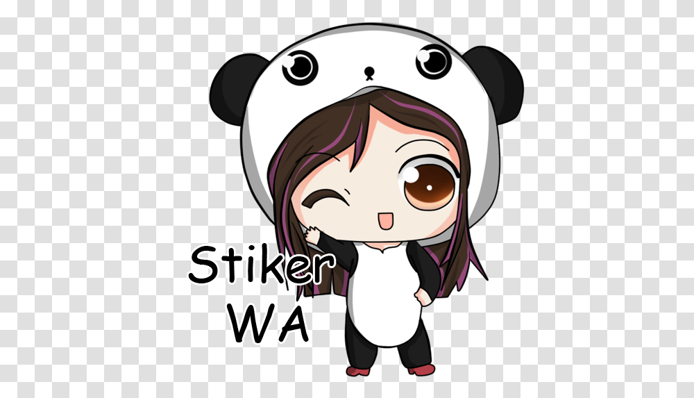 Cute And Free Wa Stickers Apps On Google Play Imgenes De Anime Kawaii De Animales, Person, Outdoors, Female, Face Transparent Png